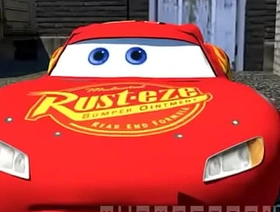 Thomas comendo o Mcqueen