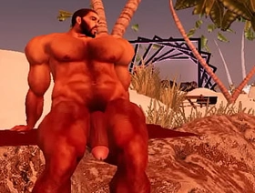 handsomecam heyward horned up