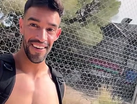 Crazy hot male walks naked into an abandoned building. A must see experience