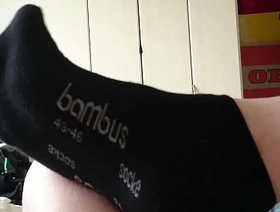 Schwarze Sneaker Socken