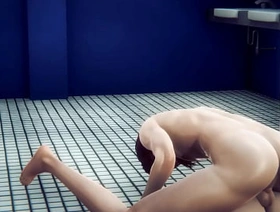 Genshin Impact Yaoi Femboy - Venti suck and bareback in a public toilet - Sissy crossdress Japanese Asian Manga Anime Film  Game Porn Gay