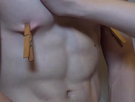 Smooth Asian Body getting nipple played massaged and seduced!
