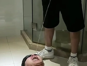 Asian piss spit