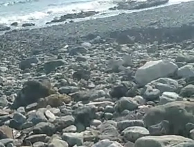 Jerking off at the beach