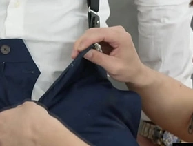 Bastian Karim cant help but stroke his own cock