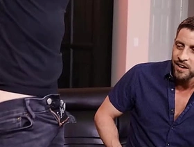 StepsonXXX.com - Eric Charming & Johnny Ford - Attractive Eric Charming pulls his pants and lets his stepdad suck it
