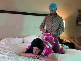 First Time Rapper Fucks Tgirl in Chastity