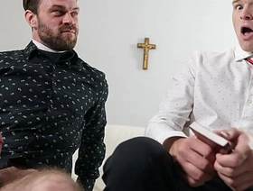 Catholic Boy Brent North Gets Fucked by The Priest for His Sins - Fatherfucks